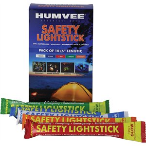 6" Safety Glow Stick 10 Pk
