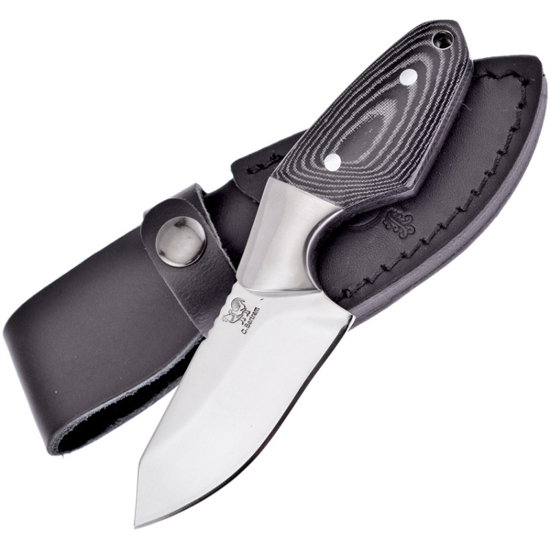 Fixed Blade Black Pakkawood