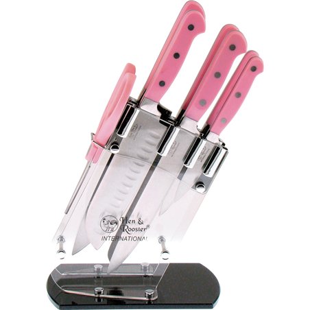 Seven Piece Kitchen Set Pink
