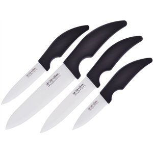 Kitchen Set White Ceramic 4pc