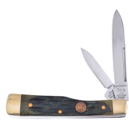 Gun Stock Antique Green Bone