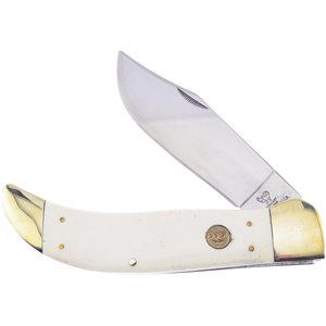 Large Folder White Smooth Bone