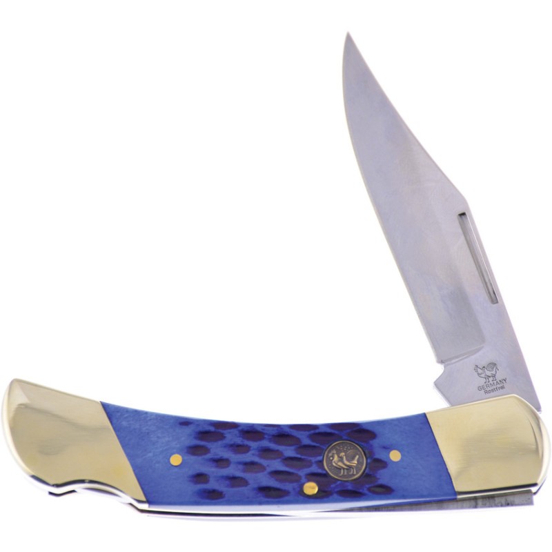 Lockback Blue Pick Bone