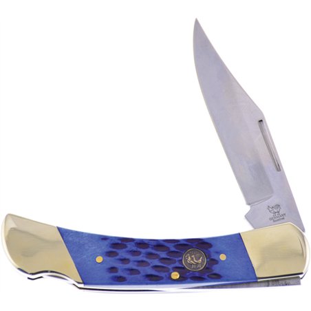 Lockback Blue Pick Bone