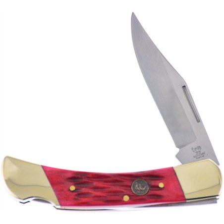 Lockback Red Pick Bone