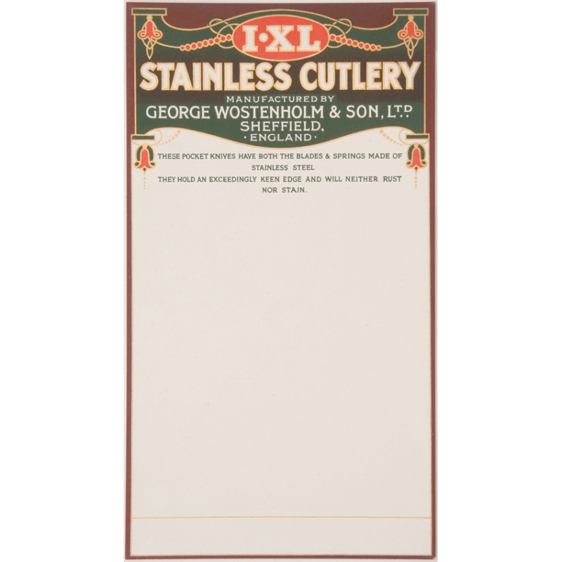 Stainless Cutlery Display Card