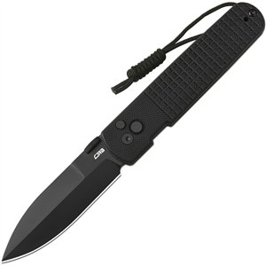 Locust Button Lock Black G10