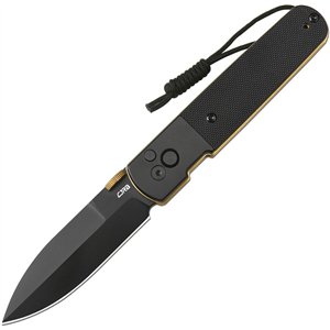 Locust Button Lock Black