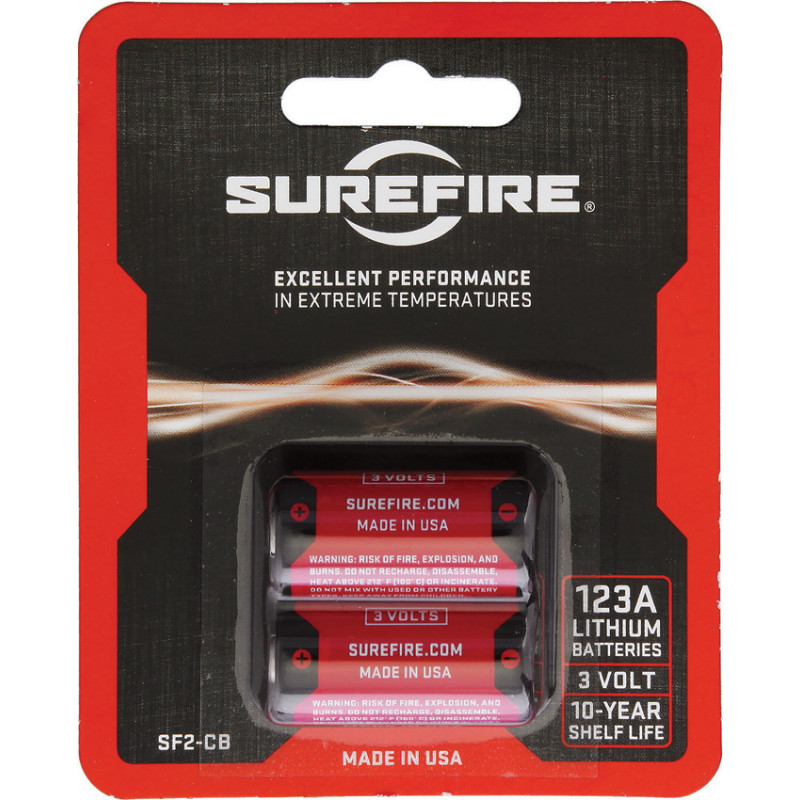 123A Batteries Pack of 2