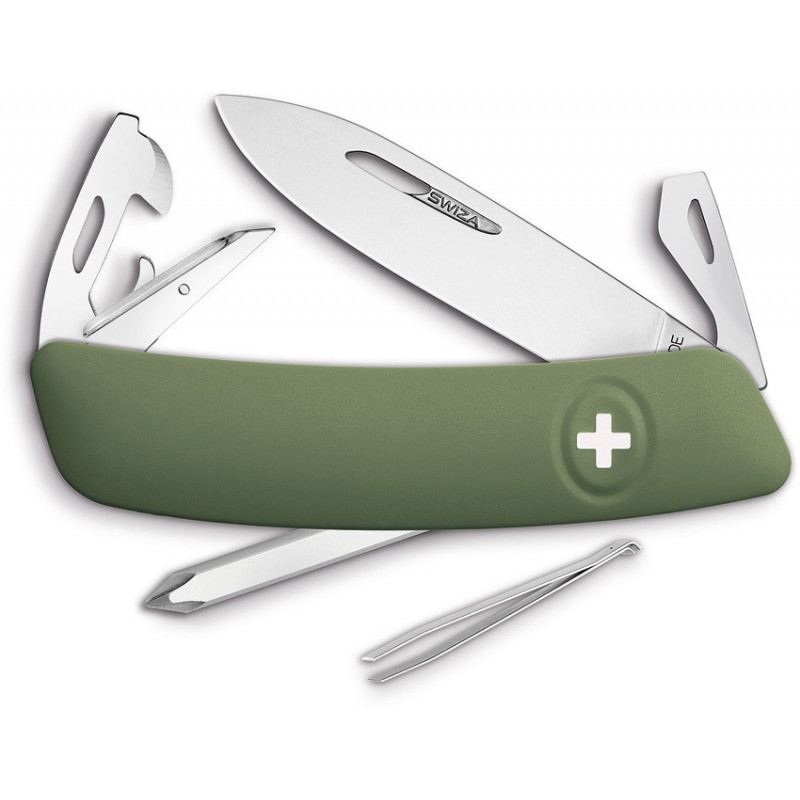 D04 Swiss Pocket Knife OD