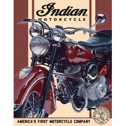 Indian 48 Chief Tin Sign