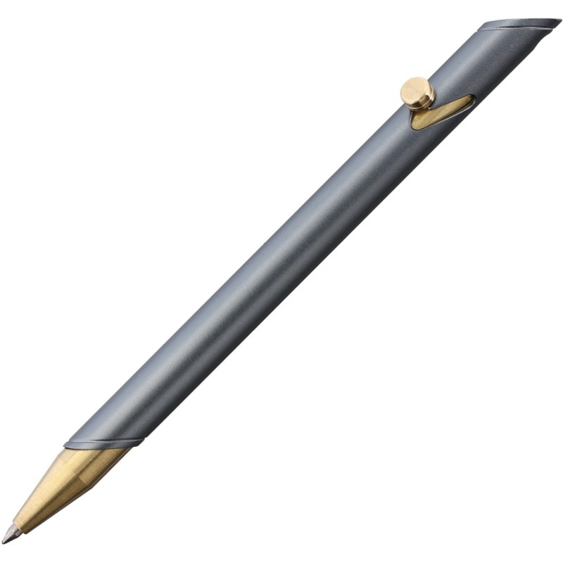 Bolt Pen Brass/Gray