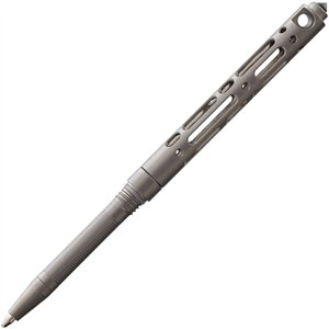 Compact Hollow Out Pen Gray