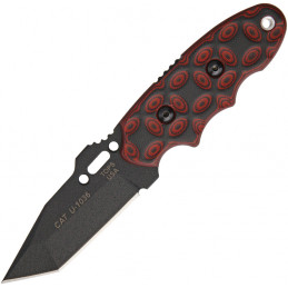 CAT Tanto Red and Black G10