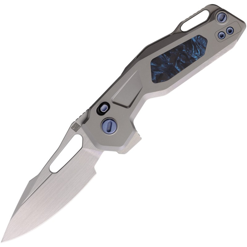 Mini Griffin Button Lock Blue