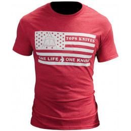 T-Shirt Flag Logo Red Medium