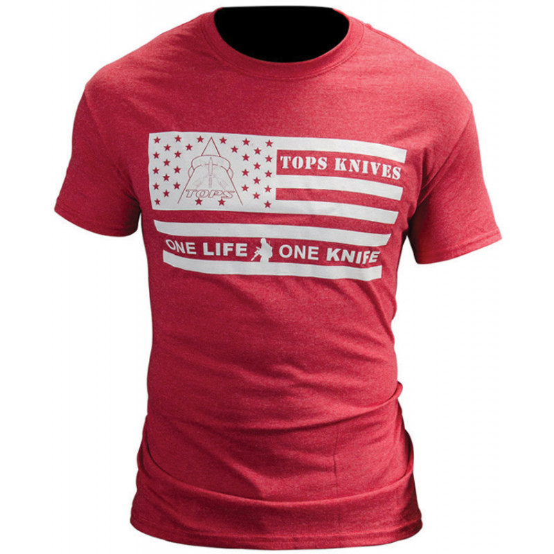 T-Shirt Flag Logo Red Medium