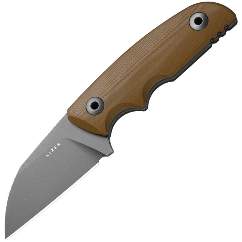 Snick Fixed Blade Brn G10