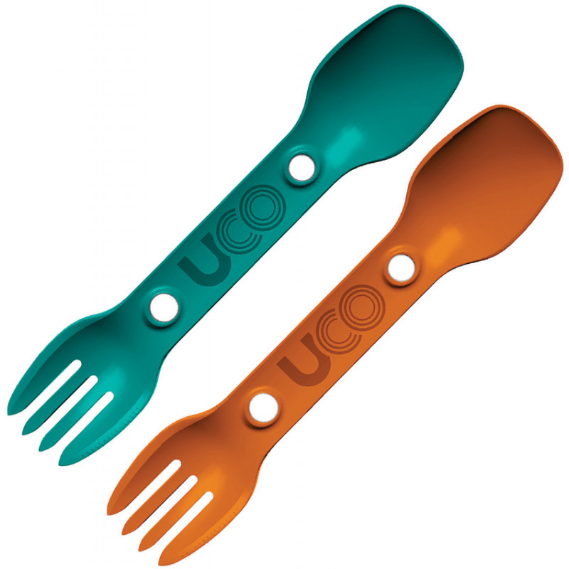 Two Pack Utility Spork Teal