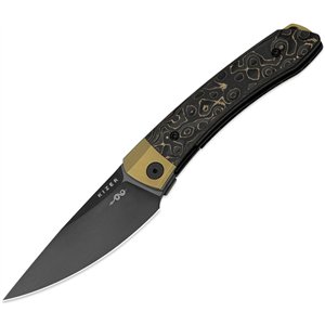 Mini MoMo Linerlock CF Gold