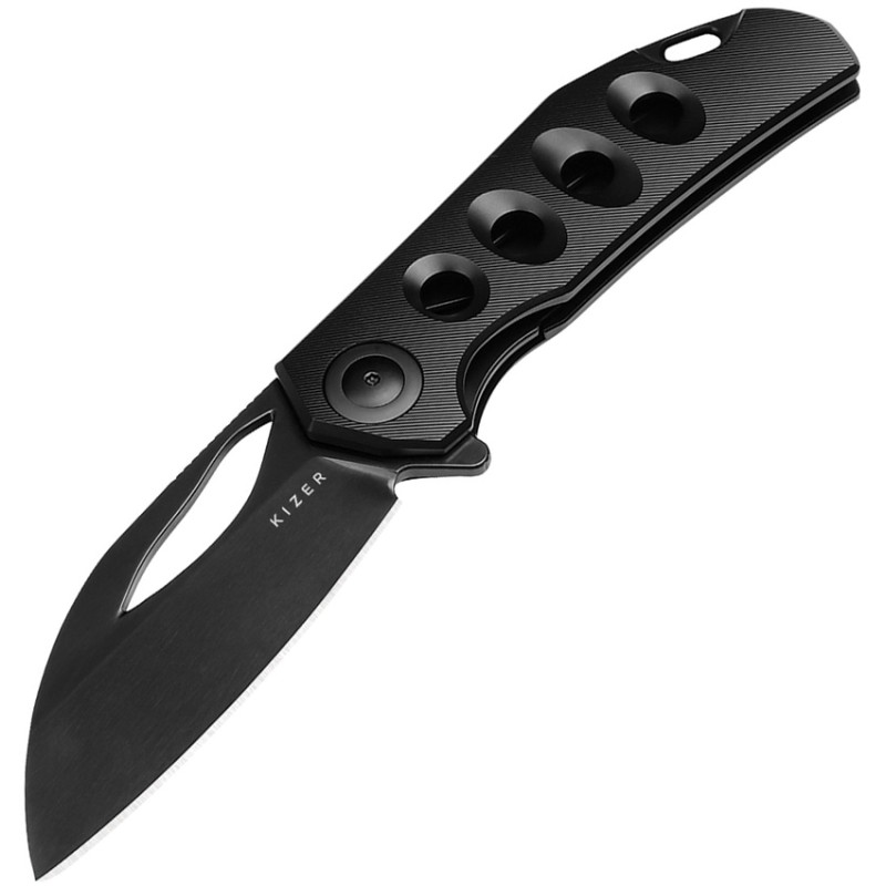 Hawk Linerlock Blk Ti
