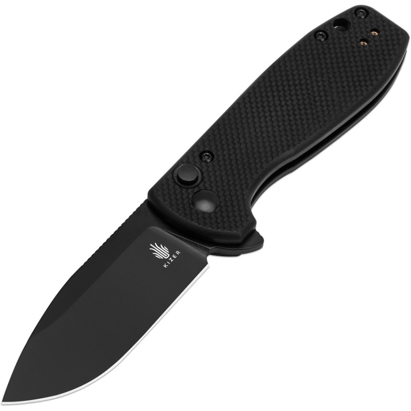 Amicus Button Lock Black G10
