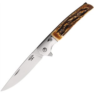 Rancher Linerlock Stag Bone