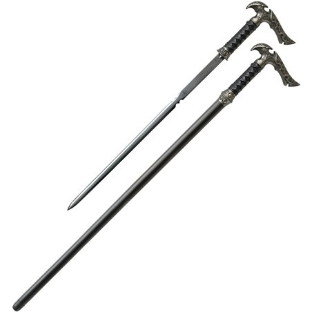 Axios Sword Cane Black