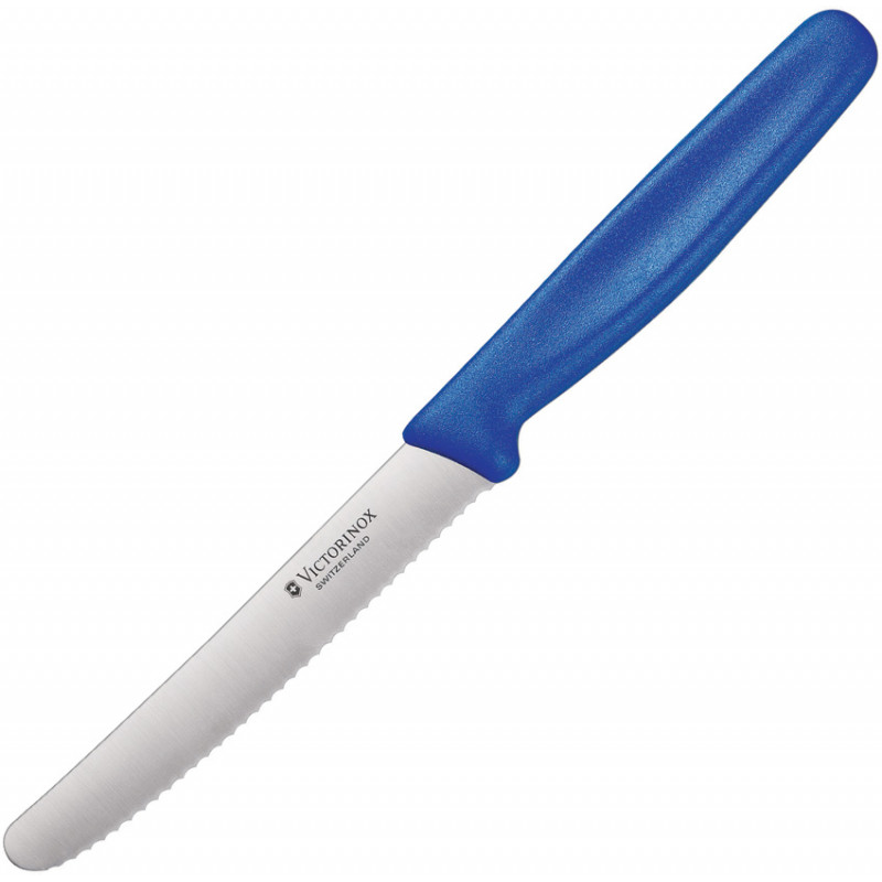 Steak Knife Serrated Blue