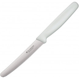 Steak Knife Serrated White