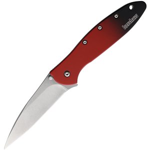 Leek Linerlock Red Magna Cut