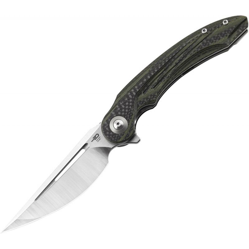 Irida Linerlock CF/G10 Green