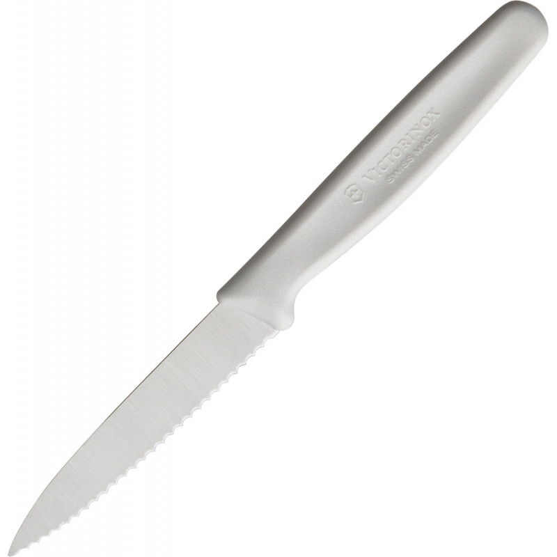 Paring Knife White Serrated