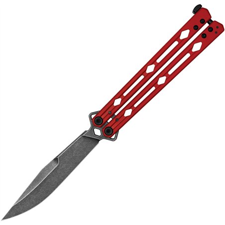 Lucha Butterfly Knife Red