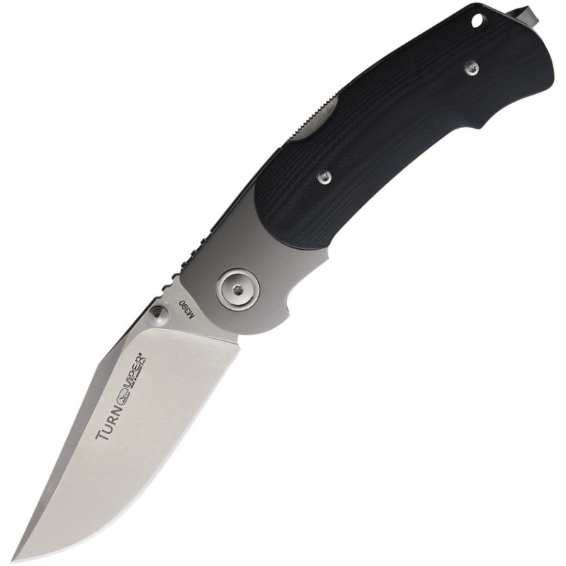 TURN Lockback Black G10