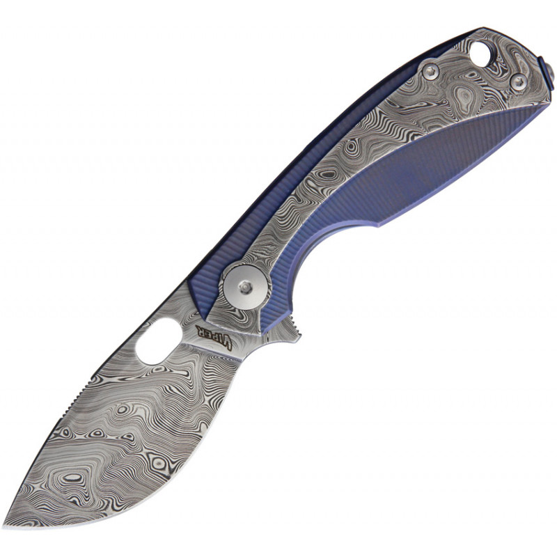 Lille Framelock Blue Titanium