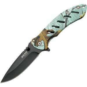Brisk Framelock Blue Camo A/O