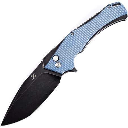 Hellx Framelock D2 Blue Mic