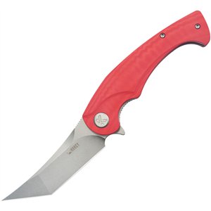 Scimitar Linerlock Tanto Red