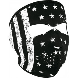 Full Face Mask BW Flag