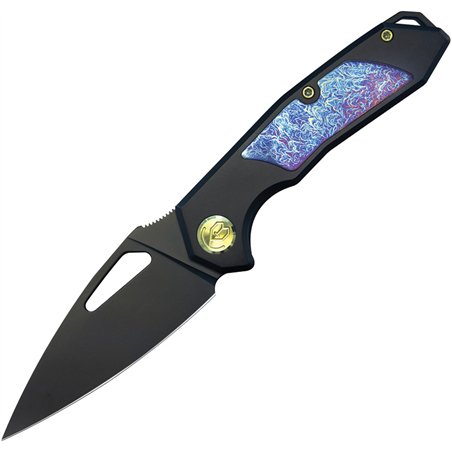 Coeus Framelock Black Ti