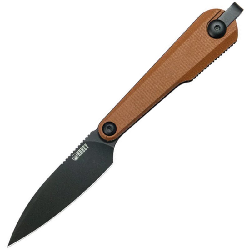 Yag Fixed Blade Black Brown