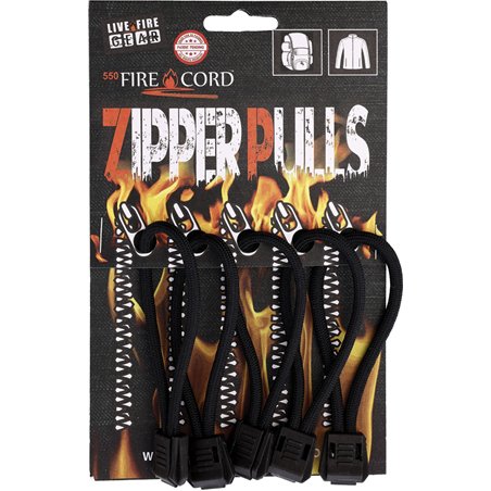 FireCord Zipper Pulls