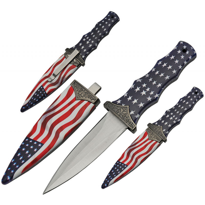 Boot Knife American Flag