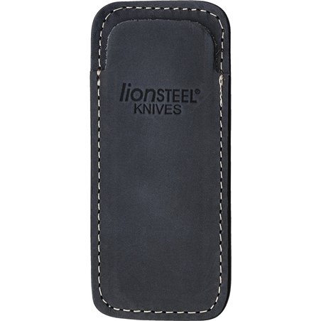 Vertical Leather Sheath Blue
