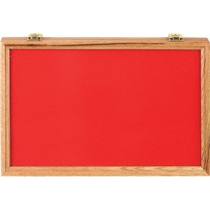 Oak And Glass Display Case