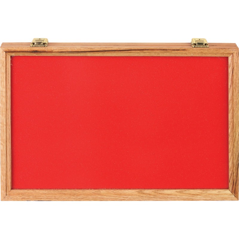 Oak And Glass Display Case