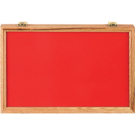 Oak And Glass Display Case