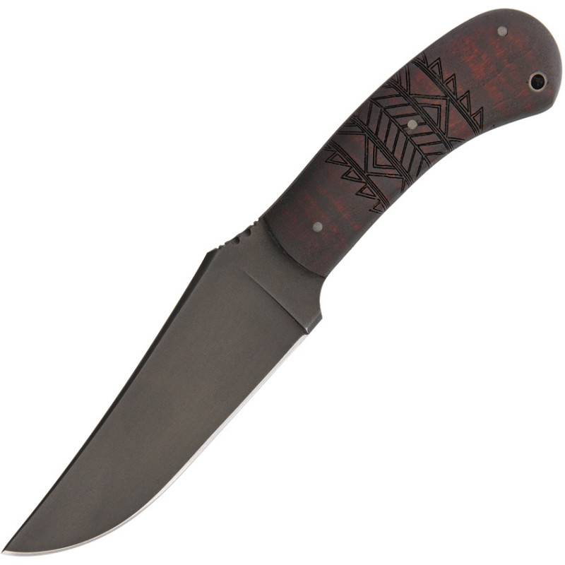 Belt Knife Maple Tribal