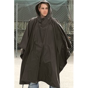 Mil TecBlack Ripstop Poncho